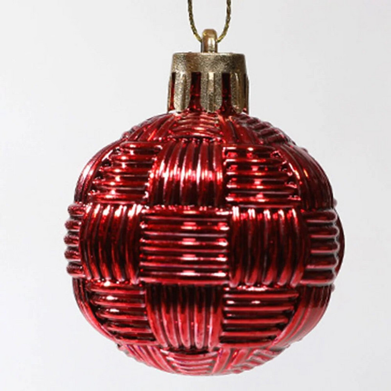 6 tk jõulupallid ripats Dekoratiivsed pallid jõulupuu kaunistus jõulukaunistus Kodukaunistus Mitmevärviline valikuline