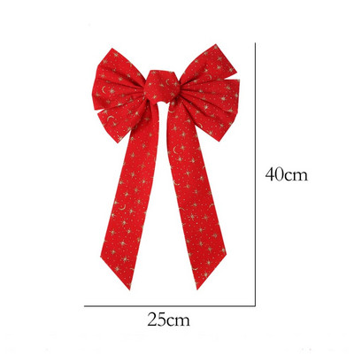 Liels Ziemassvētku bantītis Sarkans Ziemassvētku eglīšu rotājumi Daudzizmēra tauriņš Kāzu Jaungada tauriņš Ziemassvētku loki Dekors Amatniecības bantes