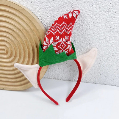 Božićni Elk Traka za glavu Božićno drvce Šešir Pokrivala za kosu Noel Kopča za kosu od roga Sretan božićni ukras Poklon Sretna Nova 2024.