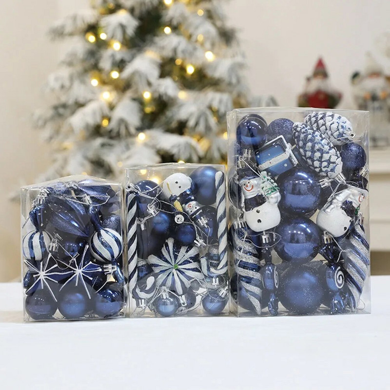 20/29 kom. Božićne kuglice Ukrasi Posebnog oblika Oslikane božićne kuglice Viseći ukrasi Dodaci za privjeske za božićno drvce