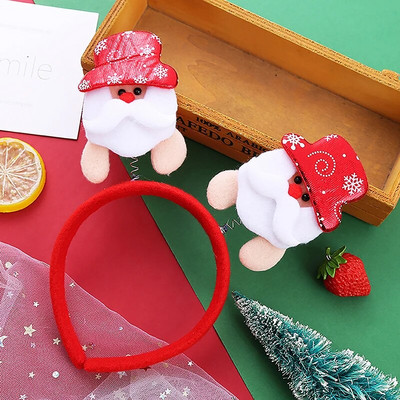 Božićna traka za glavu Sobovi rogovi Cvijet od roga Traka za kosu Kopča Pokrivala za glavu za djecu Odrasle Nova godina Navidad Party Noć vještica Cosplay