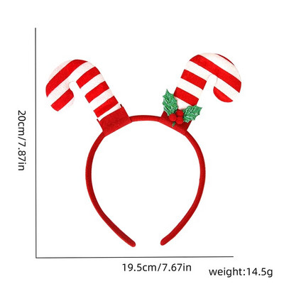 Božićna traka za glavu Sobovi rogovi Cvijet od roga Traka za kosu Kopča Pokrivala za glavu za djecu Odrasle Nova godina Navidad Party Noć vještica Cosplay
