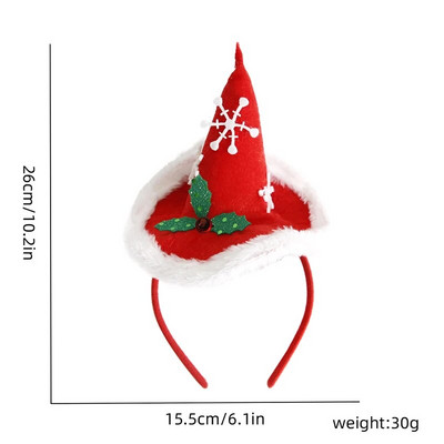 Božićna traka za glavu Sobovi rogovi Cvijet od roga Traka za kosu Kopča Pokrivala za glavu za djecu Odrasle Nova godina Navidad Party Noć vještica Cosplay