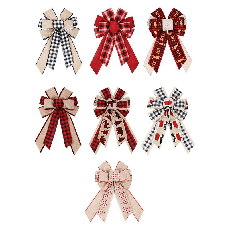 367A Mašna za božićno drvce Velike mašne za poklon za vanjsko ukrašavanje božićnih zabava