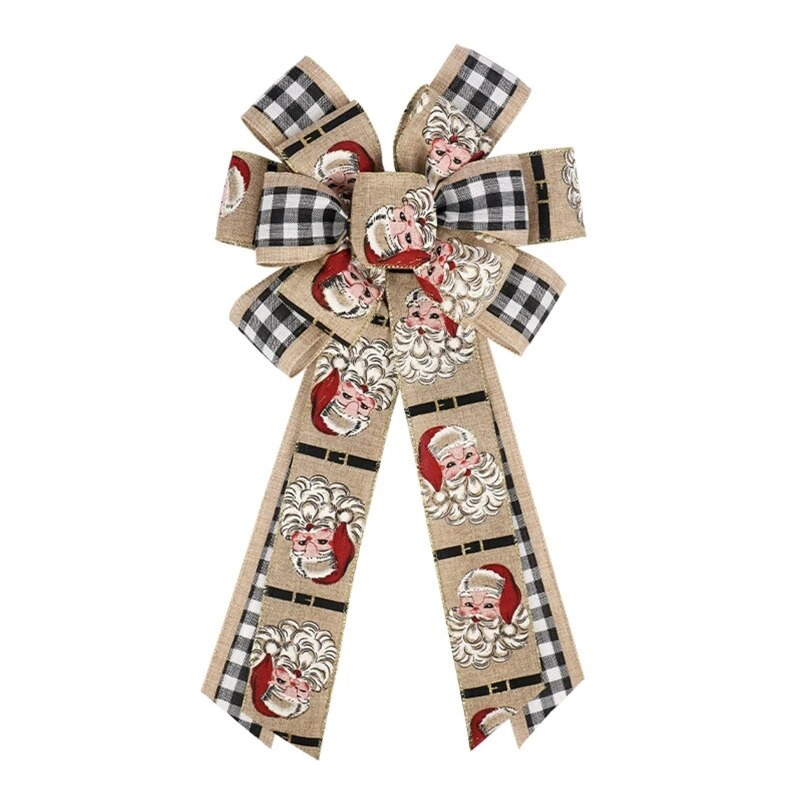 2023. aasta uus pühade jõulupuu, mitmevärviline jõulupuu ladvapuu satiinist pidu, Ig populaarsed suured vibu sisekaunistused