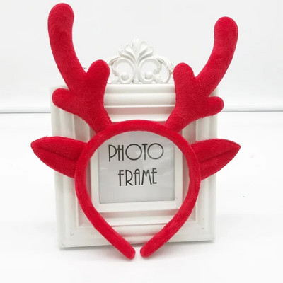 Božićna krznena životinja, jelenji rog, obruč za kosu, plišane trake za glavu od rogova, crtani ukras za glavu za noć vještica