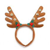 Božićni ukras traka za glavu Novogodišnji ukrasi za zabavu Božićna maskirna traka za glavu Traka za glavu s losovim rogom Ulična maskirna traka za glavu