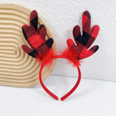 Ziemassvētku eglītes Galvassegas Aļņa rags Ziemassvētku cepures Galvas lente Priecīgus Ziemassvētkus matu lentes Ballīte Rotājumi bērniem Dāvanas Laimīgu Jauno gadu 2024