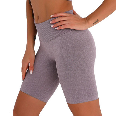 2Pcs Žensko sportsko odijelo Komplet za teretanu Crop Top Bešavne kratke hlače Sklekovi Odjeća za vježbanje Trčanje Odjeća za teretanu Atletsko sportsko odijelo Set za jogu