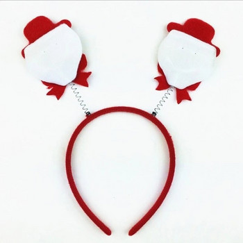 Χριστουγεννιάτικες κορδέλες για παιδιά Santa Elk Antlers Baby Headband Kids Diadem Elf Ears Horns Αξεσουάρ μαλλιών