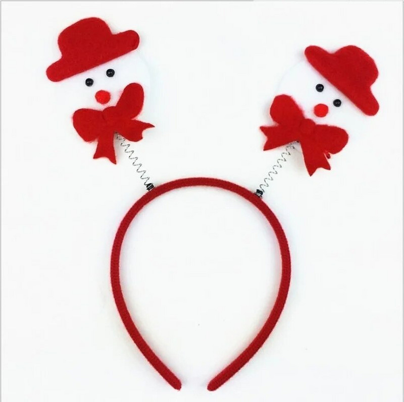 Ziemassvētku galvassegas bērniem Ziemassvētku vecīša aļņu ragi mazuļu galvas saite bērniem Diadēm elfs ausis ragi matu aksesuāri