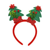 Božićna traka za glavu Slatki odrasli Dječja zabava Kućna udobna tkanina Festivalski ukras Višekratno drvce i čarape Smiješni rekviziti za fotografije
