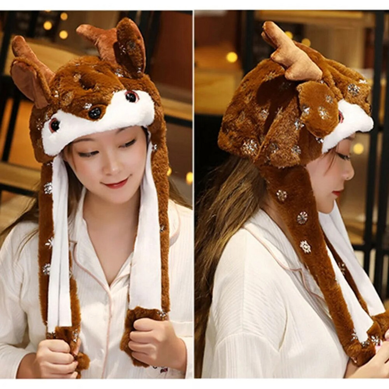 sa zračnim jastucima Kapa Djeda Mraza Potrepštine za zabavu s ušima će se pomicati Mekana šešir od jelena Šešir snjegovića Šešir za odrasle