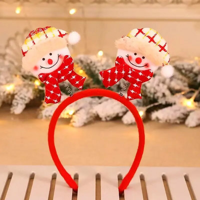 Jõulud Juukserõngas Tüdrukutele Peapaelad Põdrad Jõuluvana Lumemees Juuksepael Juukseaksessuaarid Jõulu-uusaasta peokingid