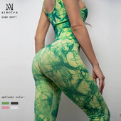 Bezšuvju sieviešu jogas komplekts treniņam Sporta bikses Krūšturis Uzvalki Fitness Formējoši legingi Sieviešu push up ar augstu vidukli Skriešanas bikses Zeķubikses