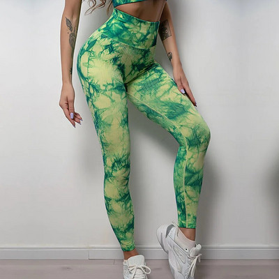 Bezšuvju sieviešu jogas komplekts treniņam Sporta bikses Krūšturis Uzvalki Fitness Formējoši legingi Sieviešu push up ar augstu vidukli Skriešanas bikses Zeķubikses