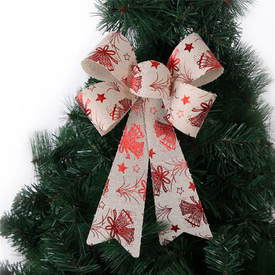 25cm Új karácsonyfadíszek Csokornyakkendők Csokornyakkendő Dekoráció Csokornyakkendők Dekoráció