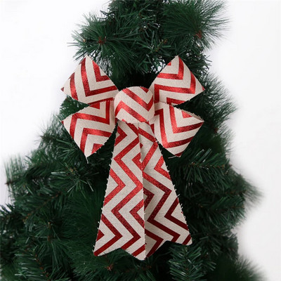 25cm Új karácsonyfadíszek Csokornyakkendők Csokornyakkendő Dekoráció Csokornyakkendők Dekoráció