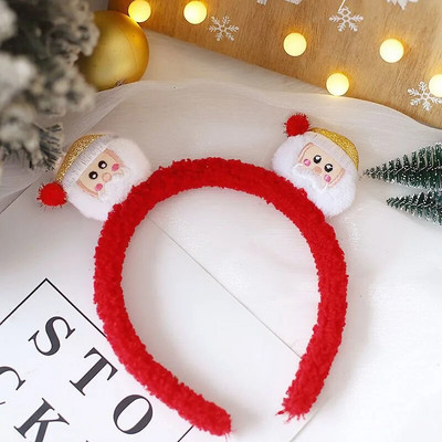 Új karácsonyi fejpánt rénszarvas agancs szarv virág hajpánt kapcsos fejfedő gyerekek felnőtteknek újév Navidad party Halloween cosplay
