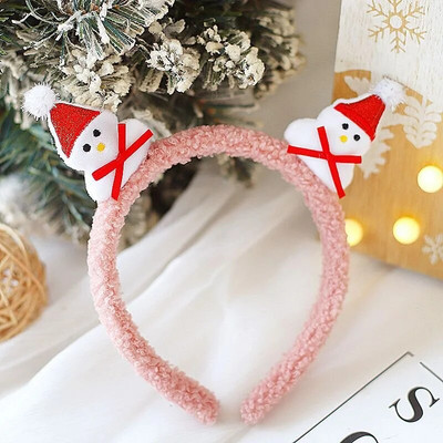 Új karácsonyi fejpánt rénszarvas agancs szarv virág hajpánt kapcsos fejfedő gyerekek felnőtteknek újév Navidad party Halloween cosplay