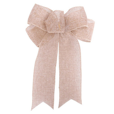 Crvene božićne vrpce Mašne Viseći ukrasi 24*19 cm mašne Poklon Ukrasi za božićno drvce Dekoracija za Božićnu zabavu Nova godina 2024. 6 kom.