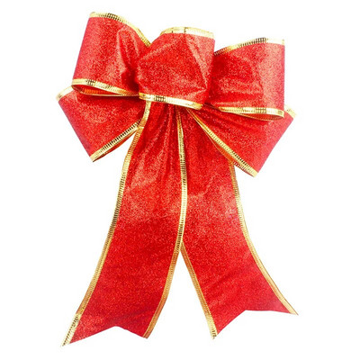 5 komada svjetlucavih ukrasa s mašnama Kućni vijenac za božićno drvce Vrpce Mašne Dekoracije Božićna zabava Novogodišnji ukrasi Pribor