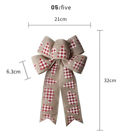 Traka za leptir mašnu Božićni ukrasi Imitacija mašne od konoplje Mašnice s trakom od losa za rukotvorine Mašne za rukotvorine Božićne mašne