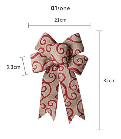 Traka za leptir mašnu Božićni ukrasi Imitacija mašne od konoplje Mašnice s trakom od losa za rukotvorine Mašne za rukotvorine Božićne mašne