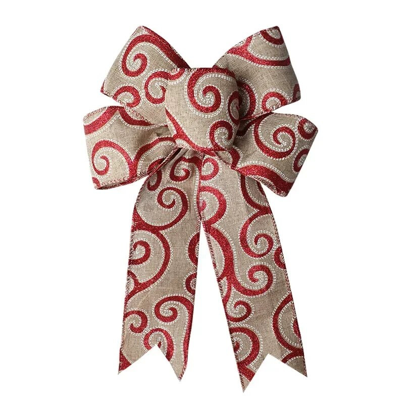 Traka za leptir mašnu Božićni ukrasi Imitacija mašne od konoplje Mašnice s trakom od losa za rukotvorine Mašne za rukotvorine Božićne mašne