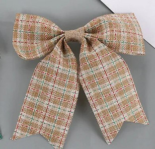 Krāsu režģis Bowknot Ziemassvētku rotājumi Ziemassvētku eglīšu dekorēšanas festivāla ballīte Mājas loka dāvana Priecīgus Ziemassvētkus 2021