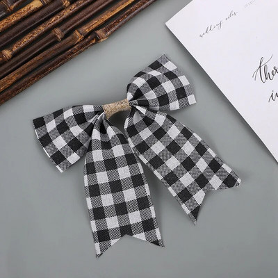 Krāsu režģis Bowknot Ziemassvētku rotājumi Ziemassvētku eglīšu dekorēšanas festivāla ballīte Mājas loka dāvana Priecīgus Ziemassvētkus 2021