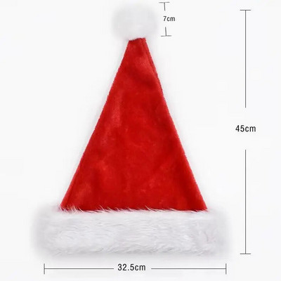 Ziemassvētku Santa Beanie trikotāžas cepure Elfs Ziemassvētku vecītis Sarkans Zaļš Trikotāžas Dāvana Tamborēta cepure Laimīgu 2024. gada Jauno gadu Priecīgus Ziemassvētku cepures