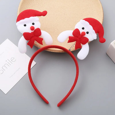 Ziemassvētku galvassega multfilma Ziemassvētku vecītis Sniegavīrs Ziemassvētku eglītes matu lente Priecīga Ziemassvētku dāvana bērniem Navidad Laimīgu Jauno gadu 2024