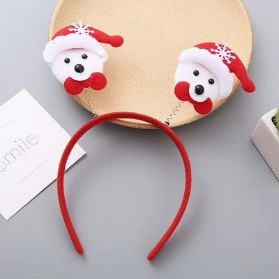 Ziemassvētku galvassega multfilma Ziemassvētku vecītis Sniegavīrs Ziemassvētku eglītes matu lente Priecīga Ziemassvētku dāvana bērniem Navidad Laimīgu Jauno gadu 2024