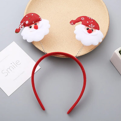 Ziemassvētku galvassega multfilma Ziemassvētku vecītis Sniegavīrs Ziemassvētku eglītes matu lente Priecīga Ziemassvētku dāvana bērniem Navidad Laimīgu Jauno gadu 2024