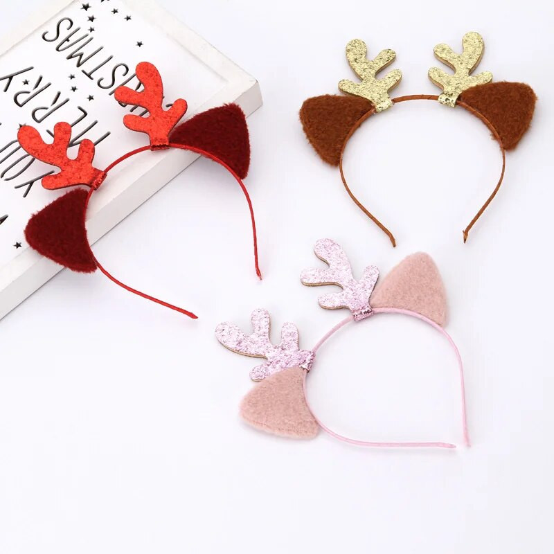 Nova dječja slatka prodaja Traka za glavu sa slatkim mačjim ušima Ukosnica za pranje lica Dodaci za kosu Slatka božićna ukosnica za suknju od pređe