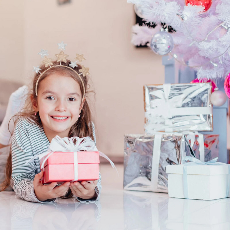 1PC Kreativna božićna traka za glavu Pentagram traka za glavu Božićna lijepa pokrivala za kosu Blagdanski festival Pokrivala za glavu Dodaci za kosu