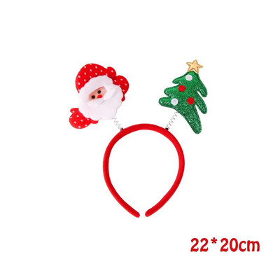 1kom božićne trake za glavu Djed Božićnjak Elk traka za kosu Božićni ukrasi Pokrivala za glavu Novogodišnji božićni dodaci za zabavu