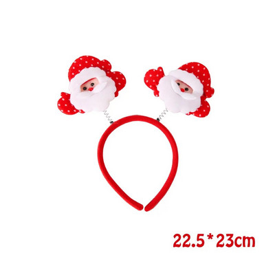 1kom božićne trake za glavu Djed Božićnjak Elk traka za kosu Božićni ukrasi Pokrivala za glavu Novogodišnji božićni dodaci za zabavu