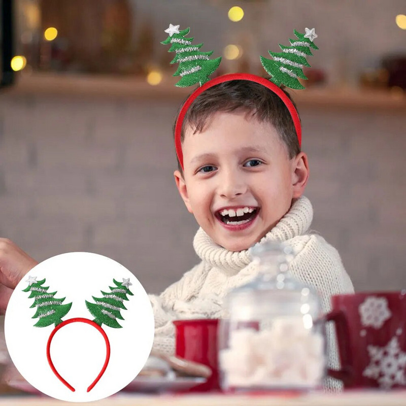 1kom božićne trake za glavu Djed Božićnjak Elk traka za kosu Božićni ukrasi Pokrivala za glavu Novogodišnji božićni dodaci za zabavu