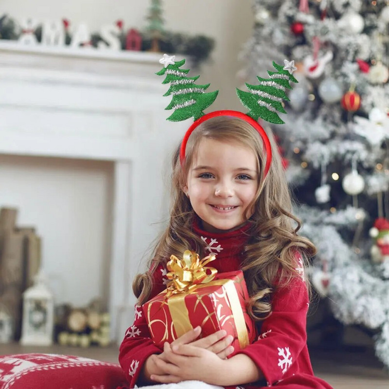 1kom božićne trake za glavu Djed Božićnjak Elk traka za kosu Božićni ukrasi Pokrivala za glavu Novogodišnji božićni dodaci za zabavu