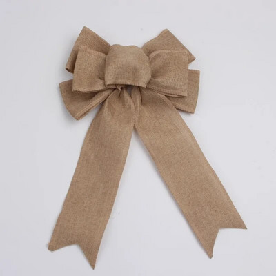 Božićne lanene vrpce Dekoracija Sretan Božić Božićno drvce Tiskanje mašnica Vrpca za omatanje poklona Privjesak za božićno drvce