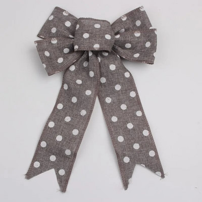 Božićne lanene vrpce Dekoracija Sretan Božić Božićno drvce Tiskanje mašnica Vrpca za omatanje poklona Privjesak za božićno drvce