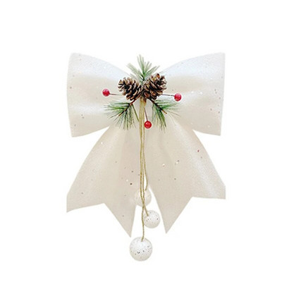 Božićna mašna Sretno božićno drvce Privjesak Zlatna ruža Xmas Navidad Božićna mašna Sretan božićni ukras Sretna Nova 2024.