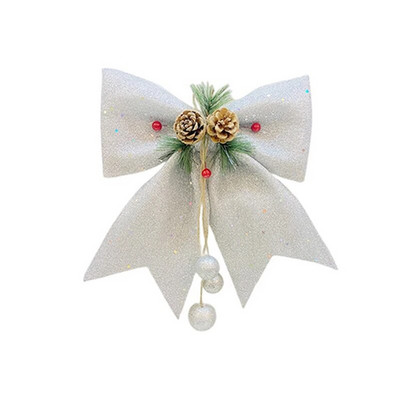 Božićna mašna Sretno božićno drvce Privjesak Zlatna ruža Xmas Navidad Božićna mašna Sretan božićni ukras Sretna Nova 2024.