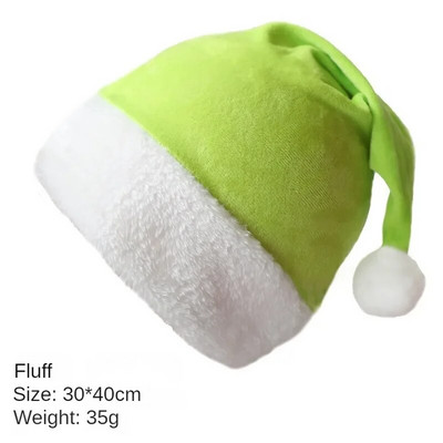 Ziemassvētku cepures Jaungada cepure Pieaugušajiem Bērnu cepures Ziemassvētku rotājumi mājām Ziemassvētki Ziemassvētku vecīša dāvanas Silta ziemas cepure