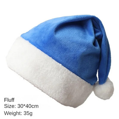 Ziemassvētku cepures Jaungada cepure Pieaugušajiem Bērnu cepures Ziemassvētku rotājumi mājām Ziemassvētki Ziemassvētku vecīša dāvanas Silta ziemas cepure