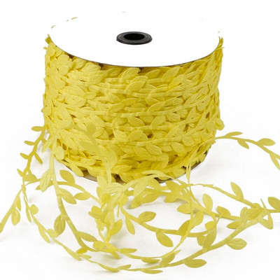 10 metru zīda lapu formas mākslīgais zieds, zaļas lapas mājas kāzu dekorēšanai. DIY vainags Scrapbooking Amatniecības viltus zieds