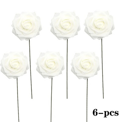 10 kom 12” Lišće eukaliptusa Svežanj Grana Umjetne plastične biljke Lišće Zelene stabljike Vjenčanje Lažno lažno cvijeće Torta DIY Dekor