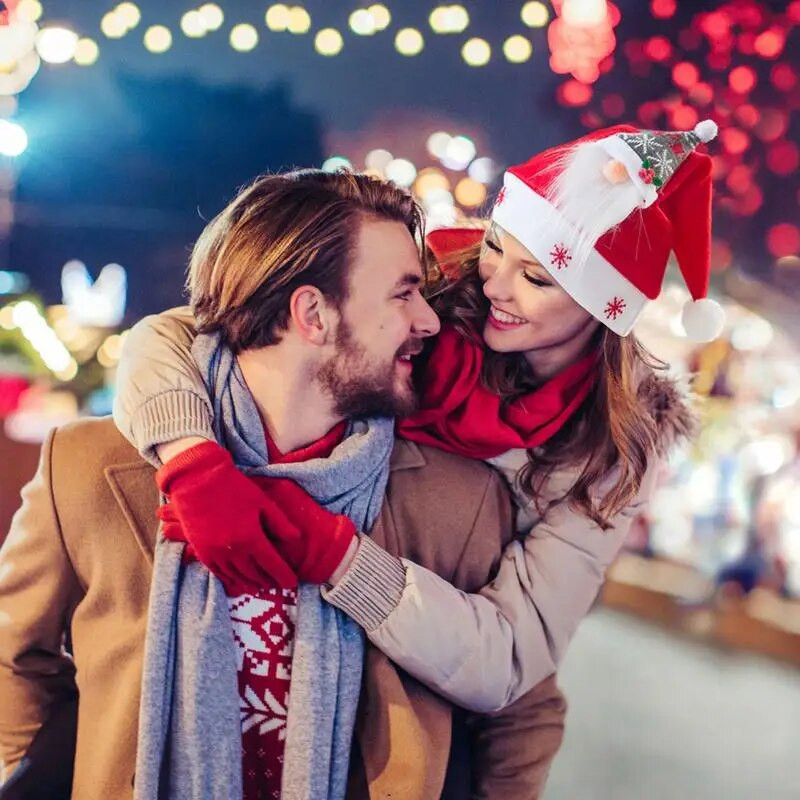 Kape Djeda Mraza Dizajn crvenog patuljka Božićna kapa Djeda Mraza Mekana crvena paperjasta božićna kapa Djeda Mraza za djecu Odrasle Djecu Dječake Djevojčice